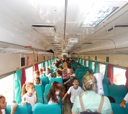 PROJETO NA TRILHA DOS VALORES - AULA DE CAMPO - PASSEIO DE TREM
