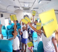PROJETO NA TRILHA DOS VALORES - AULA DE CAMPO - PASSEIO DE TREM