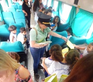 PROJETO NA TRILHA DOS VALORES - AULA DE CAMPO - PASSEIO DE TREM