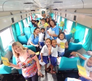 PROJETO NA TRILHA DOS VALORES - AULA DE CAMPO - PASSEIO DE TREM