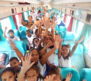 PROJETO NA TRILHA DOS VALORES - AULA DE CAMPO - PASSEIO DE TREM