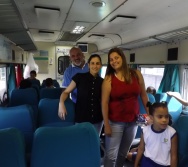 PROJETO NA TRILHA DOS VALORES - AULA DE CAMPO - PASSEIO DE TREM