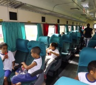 PROJETO NA TRILHA DOS VALORES - AULA DE CAMPO - PASSEIO DE TREM