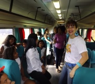 PROJETO NA TRILHA DOS VALORES - AULA DE CAMPO - PASSEIO DE TREM