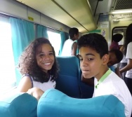 PROJETO NA TRILHA DOS VALORES - AULA DE CAMPO - PASSEIO DE TREM