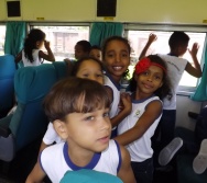 PROJETO NA TRILHA DOS VALORES - AULA DE CAMPO - PASSEIO DE TREM