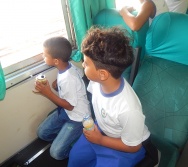 PROJETO NA TRILHA DOS VALORES - AULA DE CAMPO - PASSEIO DE TREM