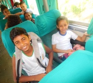 PROJETO NA TRILHA DOS VALORES - AULA DE CAMPO - PASSEIO DE TREM