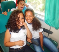 PROJETO NA TRILHA DOS VALORES - AULA DE CAMPO - PASSEIO DE TREM