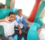 PROJETO NA TRILHA DOS VALORES - AULA DE CAMPO - PASSEIO DE TREM