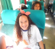 PROJETO NA TRILHA DOS VALORES - AULA DE CAMPO - PASSEIO DE TREM