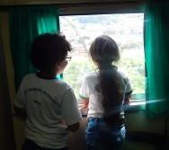 PROJETO NA TRILHA DOS VALORES - AULA DE CAMPO - PASSEIO DE TREM