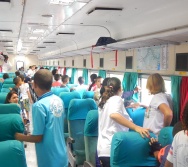 PROJETO NA TRILHA DOS VALORES - AULA DE CAMPO - PASSEIO DE TREM