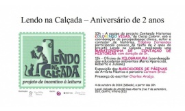 COLORIR PARTICIPA DO ANIVERSÁRIO DE 2 ANOS DO PROJETO LENDO NA CALÇADA