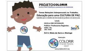 Mais uma escola adere o Projeto Educ+Ação é o CMEI INTEGRAÇÃO.