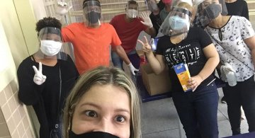 ENTREGA DOS KIT NTV - ESCOLA ANTÔNIO VIEIRA DE REZENDE - CENTRAL CARAPINA - SERRA/ES.