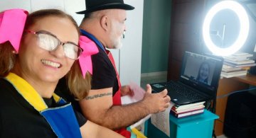 4º FECONTHI - FESTIVAL DE CONTADORES DE HISTÓRIAS DE BALNEÁRIO CAMBORIÚ - SC - PARTICIPAÇÃO DE EUGENIO E RITA