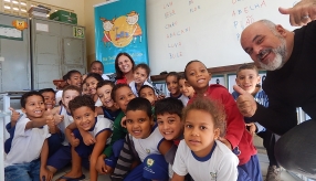 PROJETO NTV - EMEF ANTÔNIO V. REZENDE - CENTRAL CARAPINA - SENSIBILIZAÇÃO DE ALUNOS