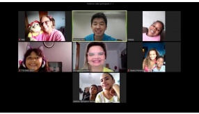 Adaptação da equipe Oscip Colorir no atendimento às comunidades e instituições - a internet uma aliada.