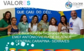 Reunião de adesão ao Projeto NA TRILHA DOS VALORES da EMEF ANTÔNIO VIEIRA DE REZENDE - SERRA