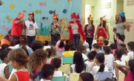 CULMINÂNCIA DO COLORIR SUSTENTÁVEL NO CMEI CORA CORALINA