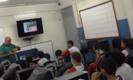 1º Encontro do Projeto Cuida de Mim - Enfrentamento ao Bullying Escolar - EEEFM MARINGÁ