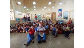 Projeto Colorir em mais uma Escola de Educação Infantil da Serra