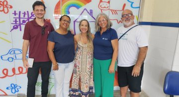PROJETO COLORIR SUSTENTÁVEL EM AÇÃO NO CMEI SILVESTRE - VISITA TÉCNICA